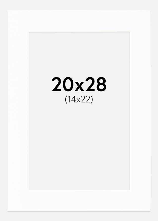 Passe-patrout Canson Biały Biały środek 20x28 cm (14x22)