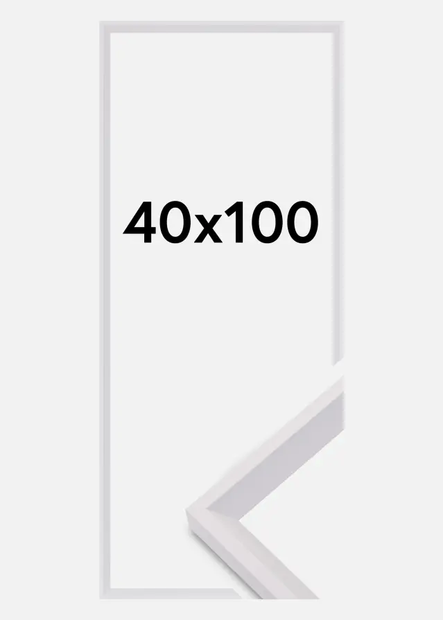 Rama Globe Szkło akrylowe Biały 40x100 cm