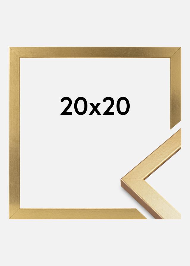 Rama Minerva Szkło akrylowe Złoty 20x20 cm