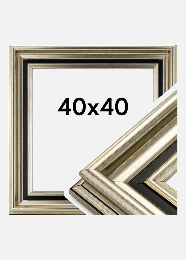 Rama Gysinge Premium Srebrny 40x40 cm