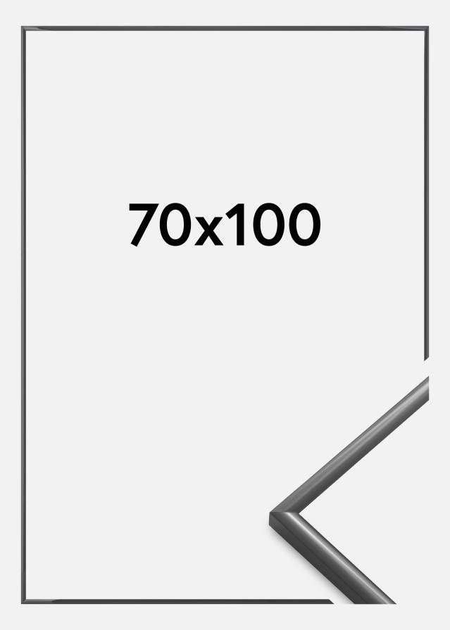 Rama New Lifestyle Szkło akrylowe Ciemny szary 70x100 cm