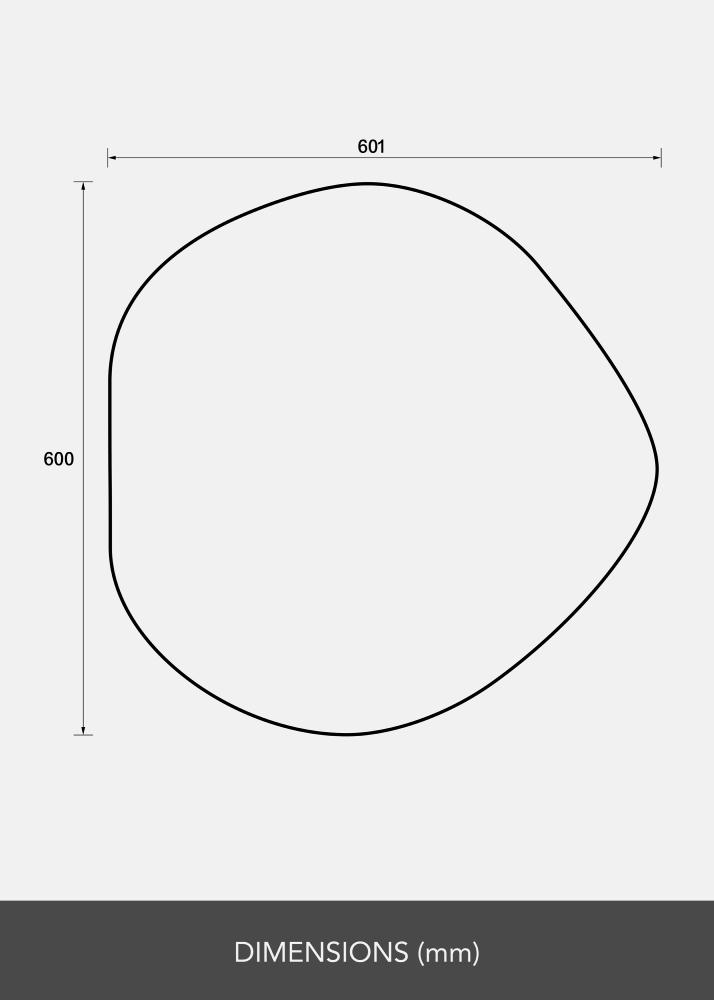 Lustro Crystal Clear 60x60 cm