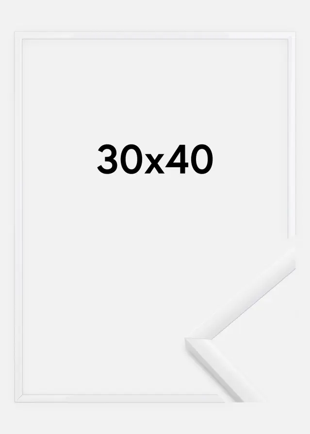 Rama New Lifestyle Szkło akrylowe Biały 30x40 cm