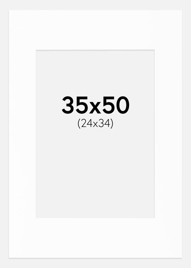 Passe-patrout Canson Biały Biały środek 35x50 cm (24x34)