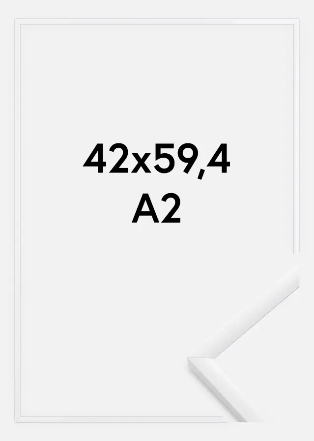 Rama New Lifestyle Szkło akrylowe Biały 42x59,4 cm (A2)