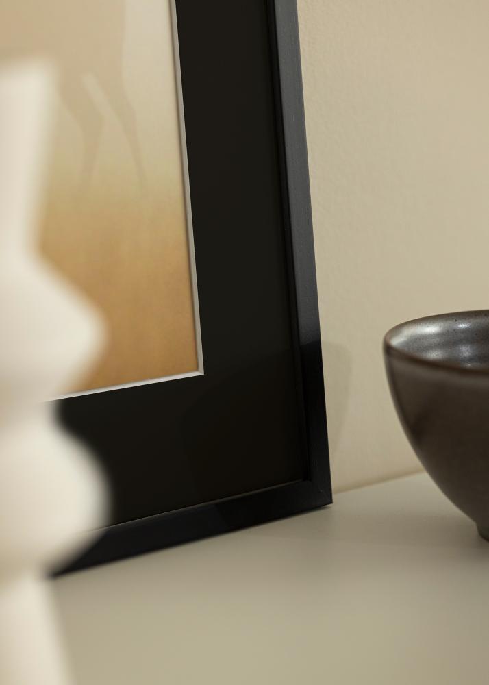 Rama Edsbyn Czarny 20x30 cm - Passe-patrout Czarny 15x21 cm (A5)