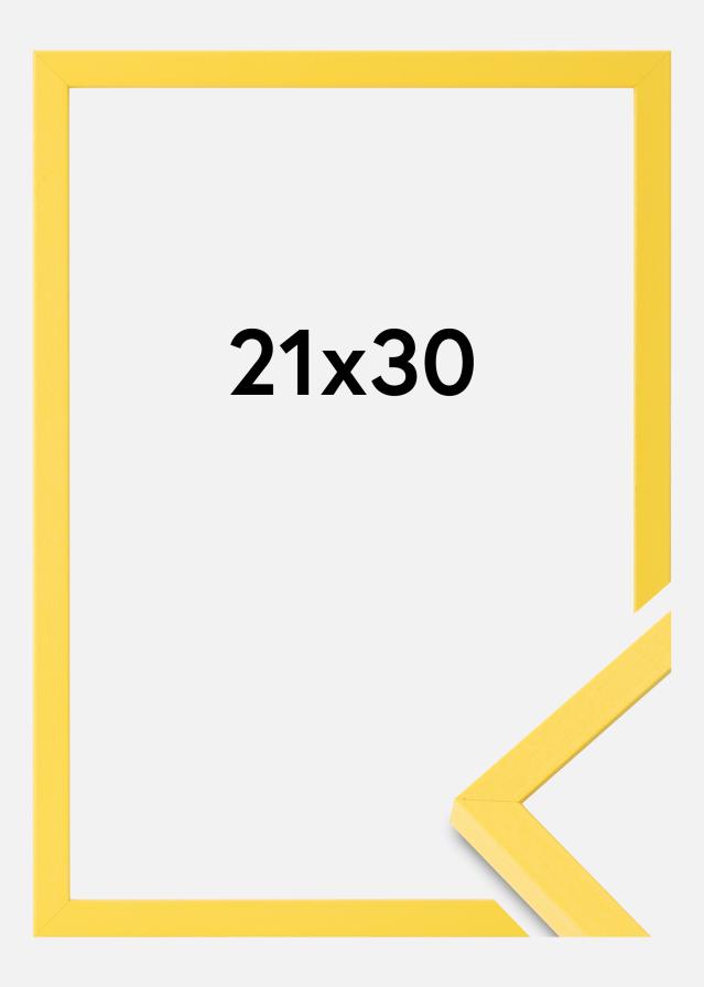 Colorful Szkło akrylowe Żółty 21x30 cm