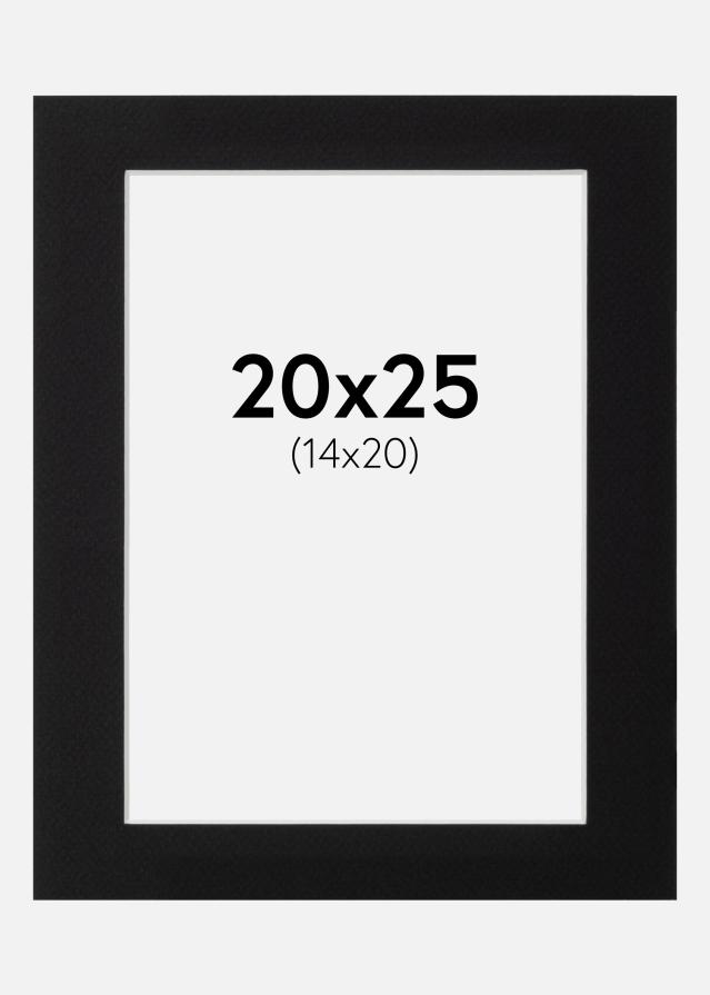 Passe-patrout Canson Czarny Biały środek 20x25 cm (14x20)