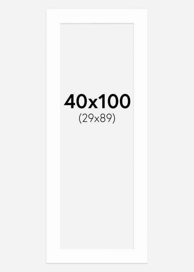 Passe-patrout Canson Biały Biały środek 40x100 cm (29x89)