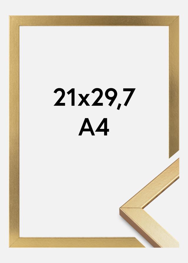 Rama Minerva Szkło akrylowe Złoty 21x29,7 cm (A4)