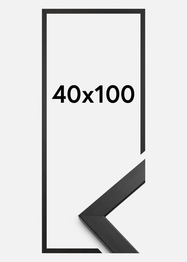 Rama Stylowy Szkło akrylowe Czarny 40x100 cm