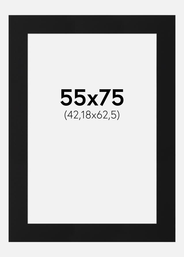 Passe-patrout Czarny Standard (Biały Rdzeń) 55x75 cm (42,18x62,5)