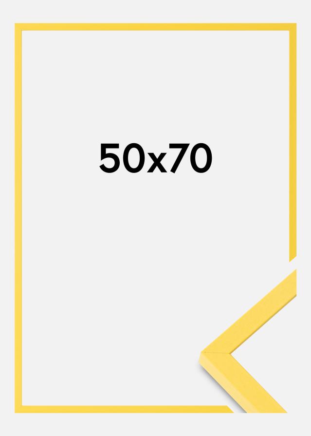 Colorful Szkło akrylowe Żółty 50x70 cm