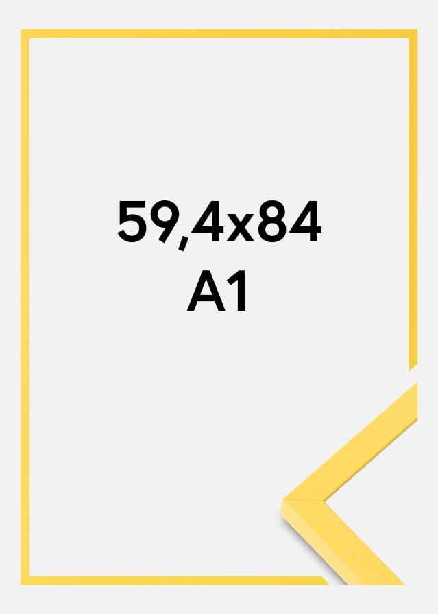 Colorful Szkło akrylowe Żółty 59,4x84,1 cm (A1)