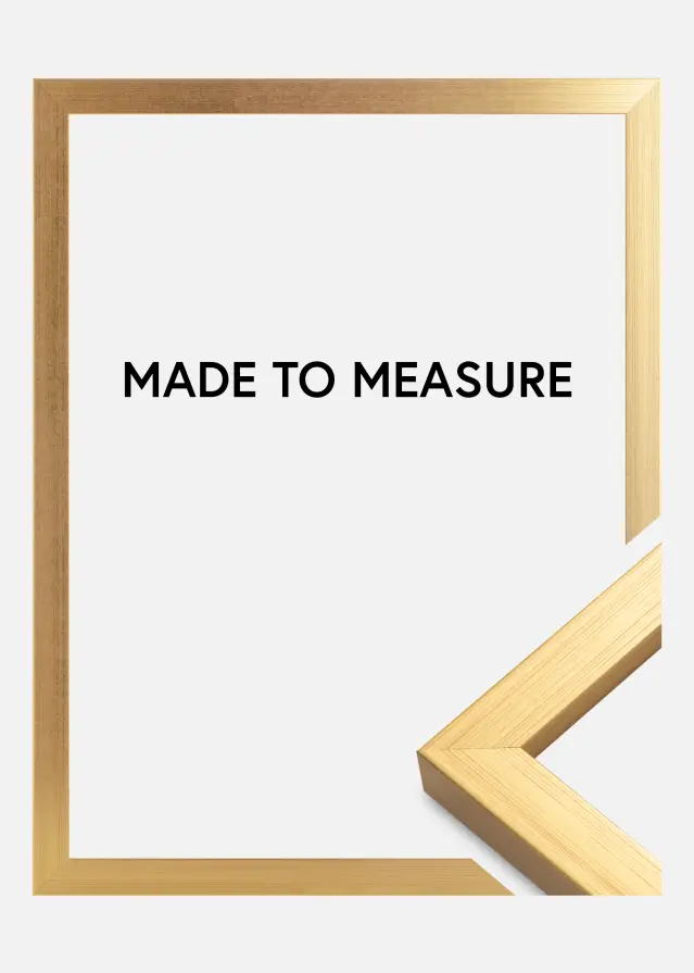 Rama Blocky Złoty - Dowolny rozmiar