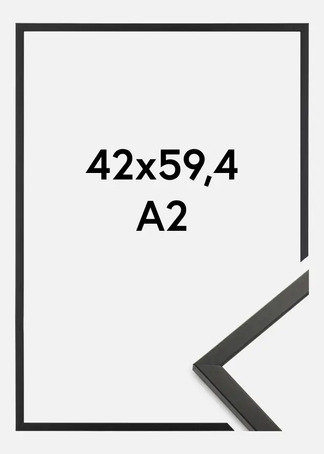 Rama Galant Szkło akrylowe Czarny 42x59,4 cm (A2)