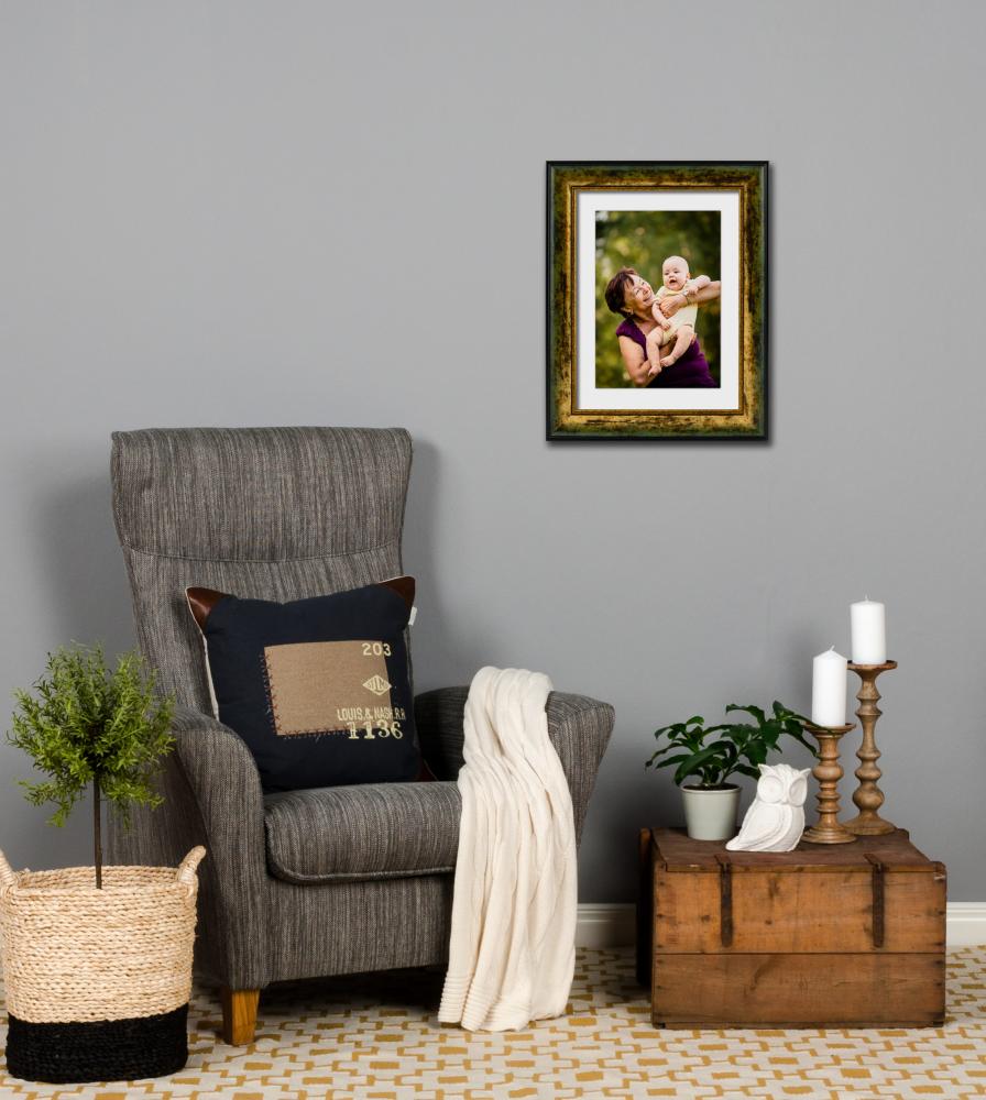 Rama Roxen Złoty Różnobarwny - Dowolny rozmiar