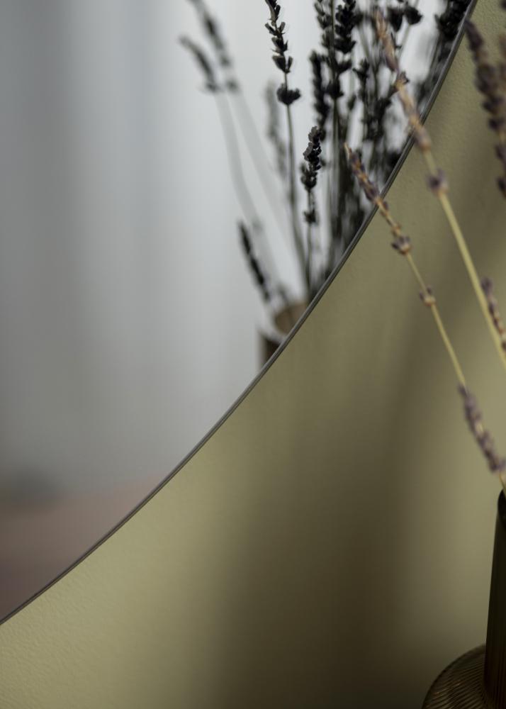 KAILA Okrągły Lustro Smoked Grey 90 cm Ø