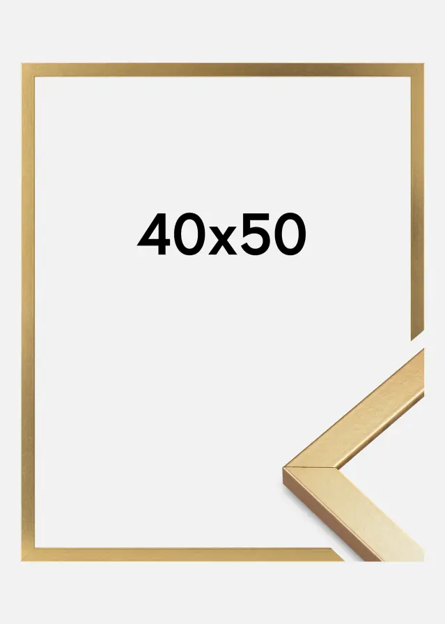 Rama Minerva Szkło akrylowe Złoty 40x50 cm