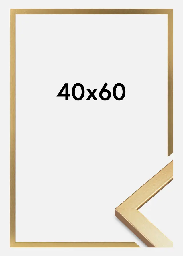 Rama Minerva Szkło akrylowe Złoty 40x60 cm
