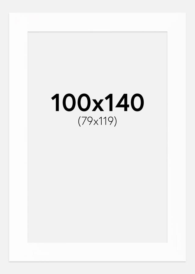 Passe-patrout Canson Biały Biały środek 100x140 cm (79x119)