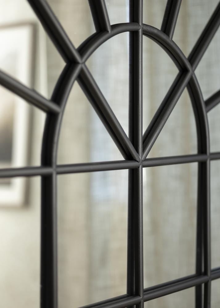 Lustro Window wysoki Dome Czarny 103x180 cm