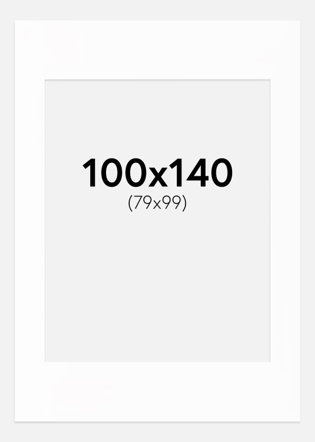 Passe-patrout Canson Biały Biały środek 100x140 cm (79x99)