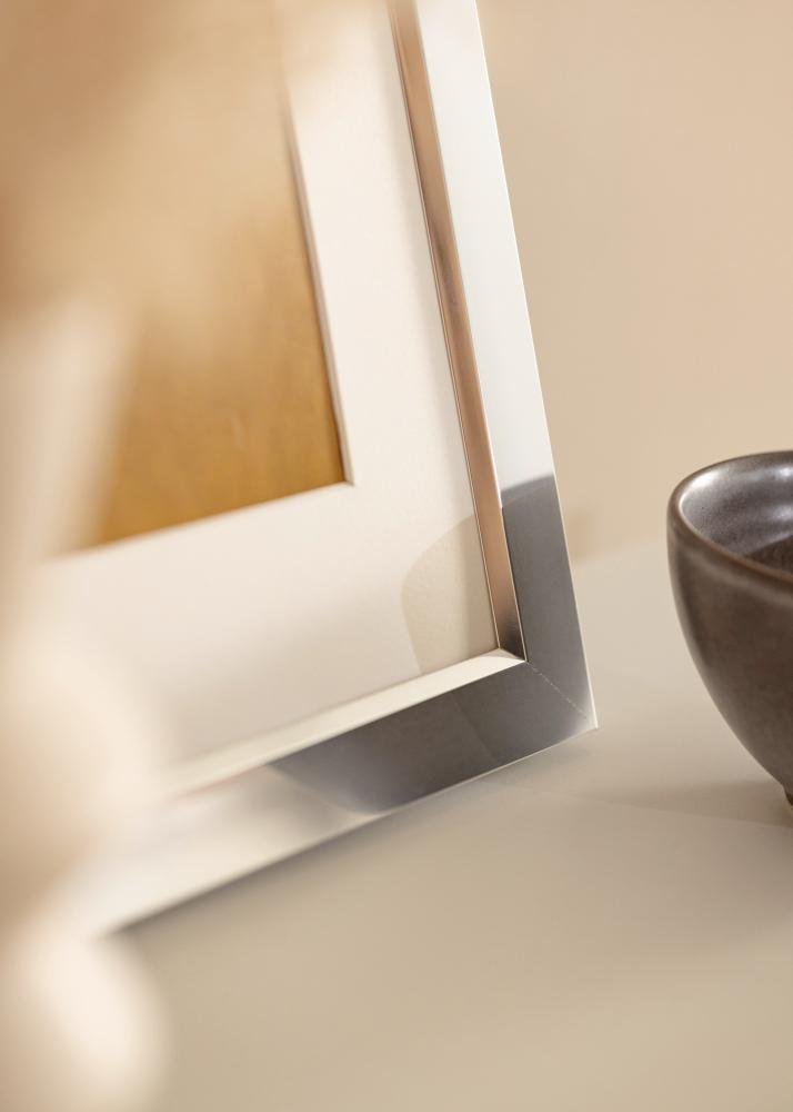 Rama Åsarna Błyszczący Srebrny - Dowolny rozmiar