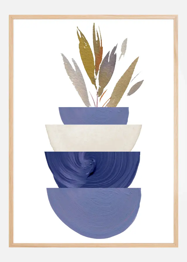 Boho Purple Bowl Plakat