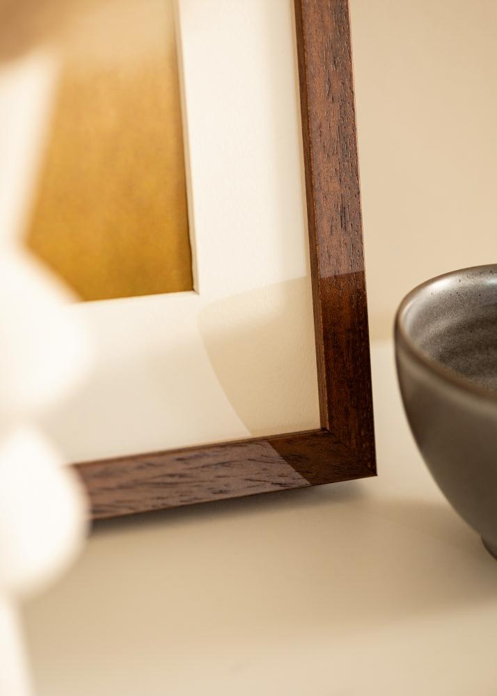 Rama Hermes Szkło akrylowe Drewno tekowe 40x60 cm