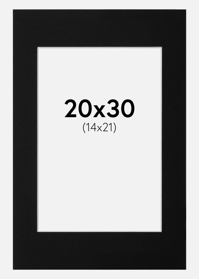 Passe-patrout Canson Czarny Biały środek 20x30 cm (14x21)