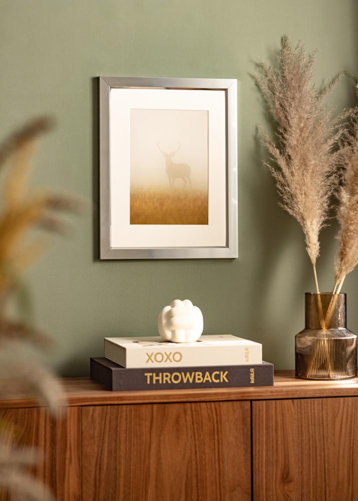 Rama Åsarna Błyszczący Srebrny - Dowolny rozmiar