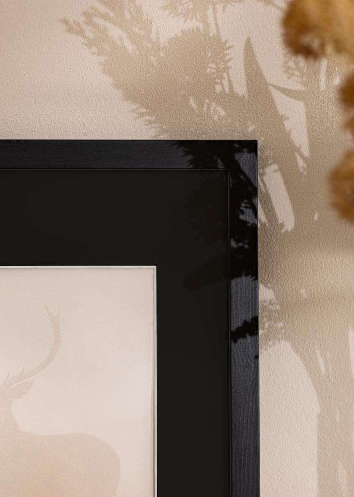 Rama Stylowy Czarny 20x30 cm - Passe-patrout Czarny 15x21 cm (A5)