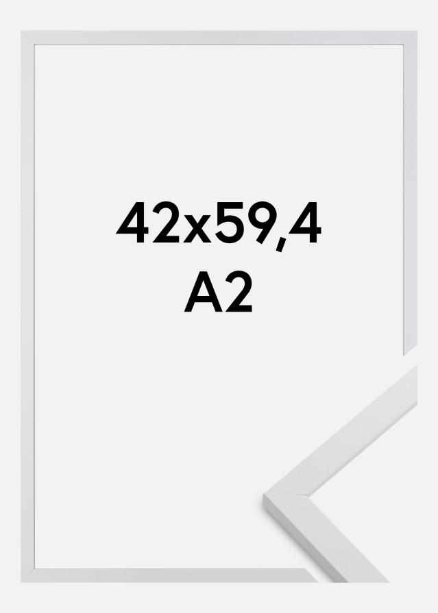 Rama Trendy Szkło akrylowe Biały 42x59,4 cm (A2)