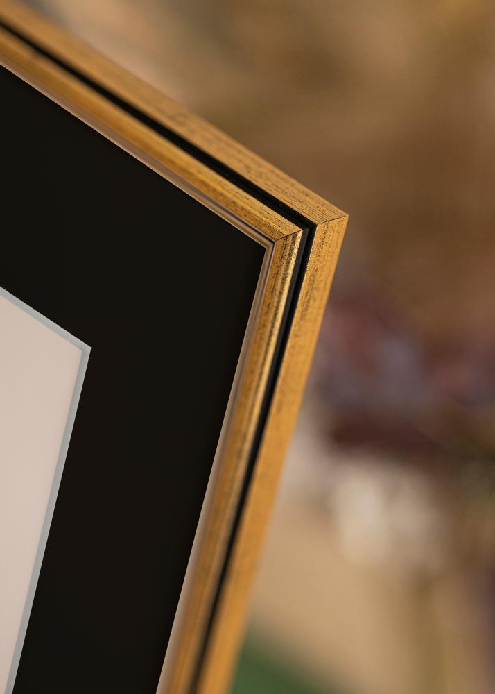 Rama Horndal Złoty 35x50 cm - Passe-patrout Czarny 30x35 cm