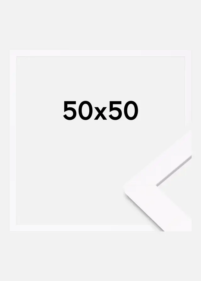 Rama Deco Szkło akrylowe Biały 50x50 cm