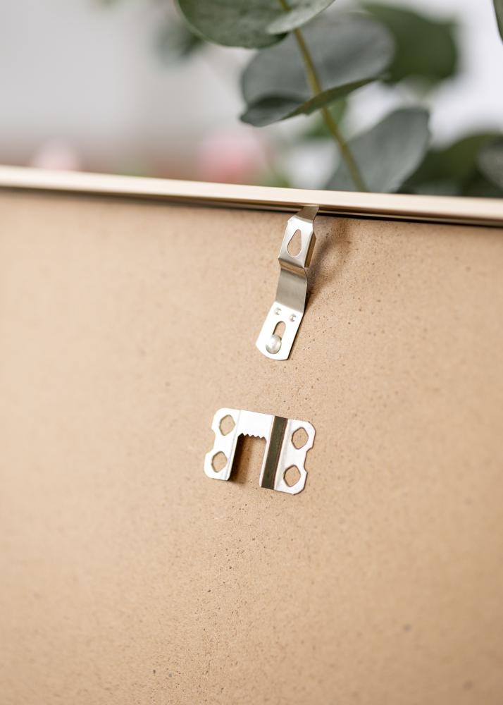 Rama aluminiowa Szkło akrylowe Mosiądz 30x40 cm