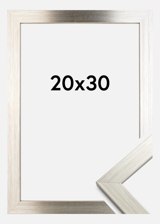 Rama Srebrny Wood Szkło akrylowe 20x30 cm
