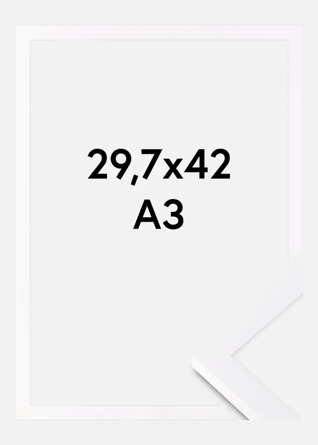 Rama Selection Szkło akrylowe Biały 29,7x42 cm (A3)