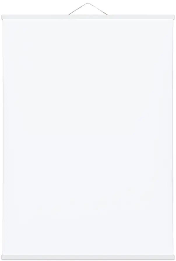 Wieszak na plakat Biały - 84,1 cm (A0)