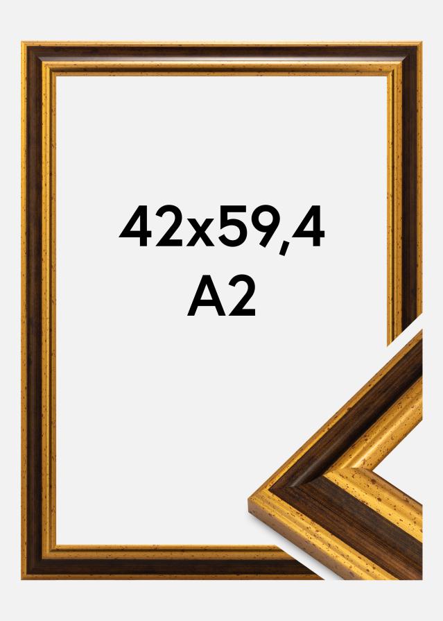 Rama Aberystwyth Szkło akrylowe Złoto 42x59,4 cm (A2)