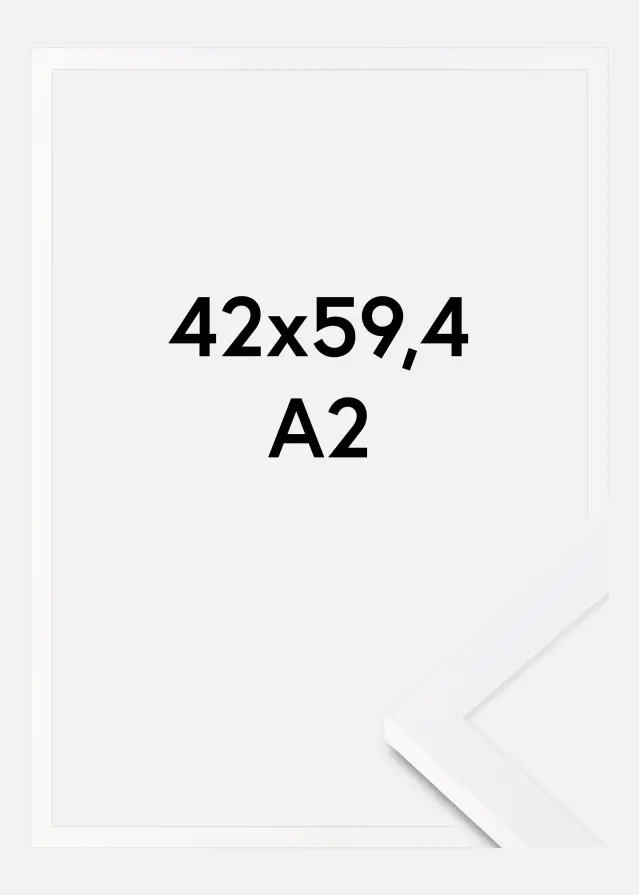 Rama Selection Szkło akrylowe Biały 42x59,4 cm (A2)