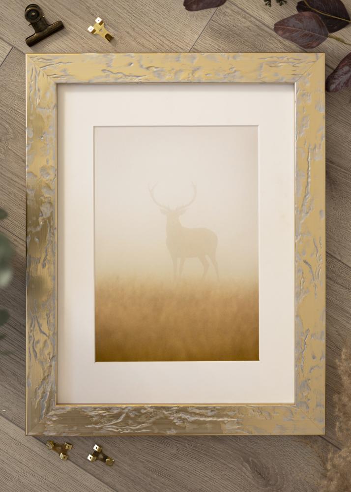 Rama Freja Złoty - Dowolny rozmiar