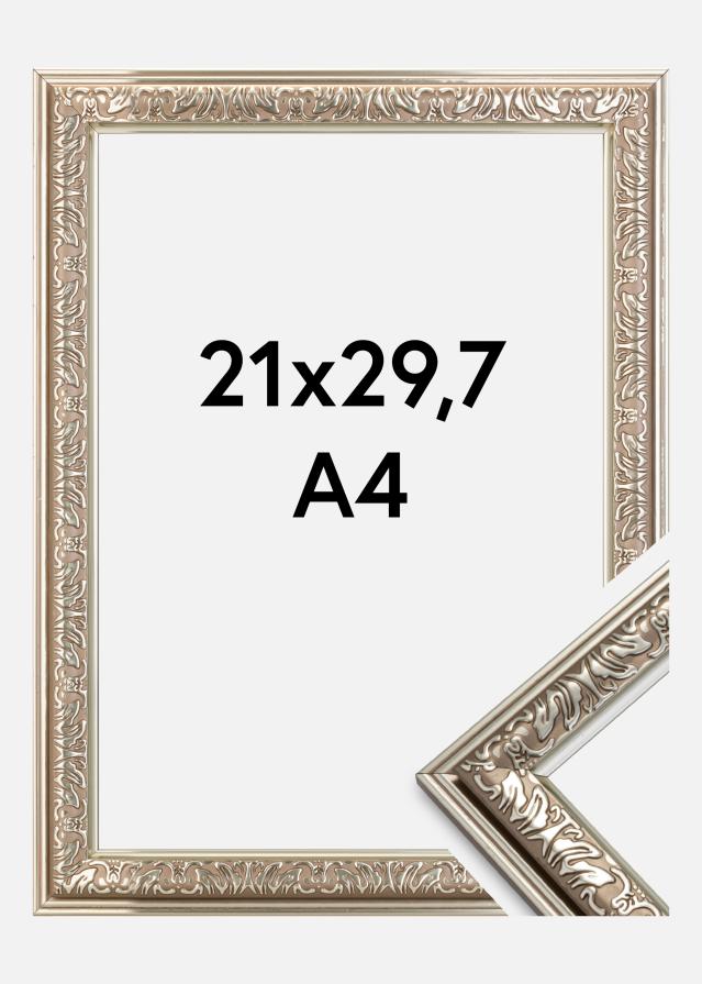 Rama Nostalgia Srebrny 21x29,7 cm (A4)