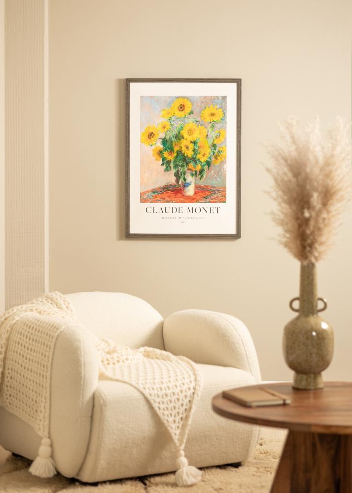 Rama Hermes Szkło akrylowe Grey Oak 50x65 cm