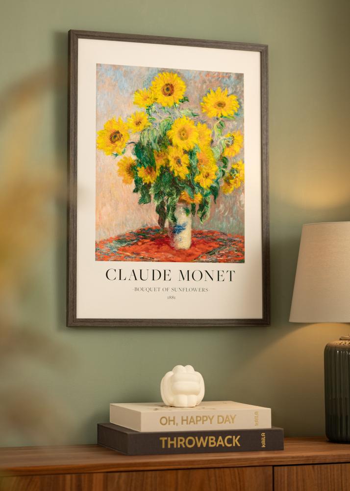 Rama Hermes Szkło akrylowe Grey Oak 50x65 cm