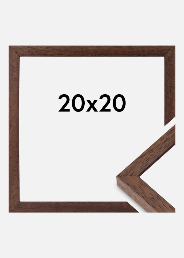 Rama Ares Szkło akrylowe Drewno tekowe 20x20 cm