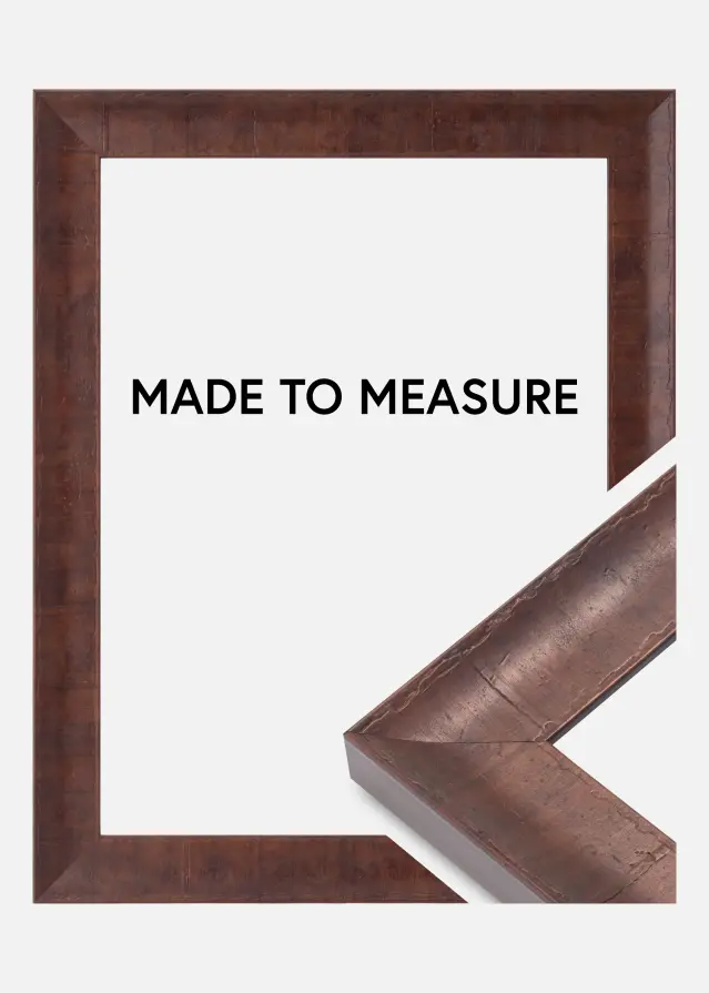 Rama Ribe Brązowy Fornir z korzenia - Dowolny rozmiar