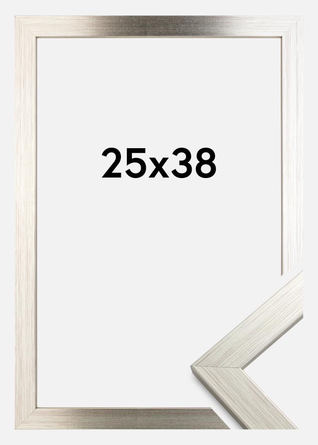 Rama Srebrny Wood Szkło akrylowe 25x38 cm
