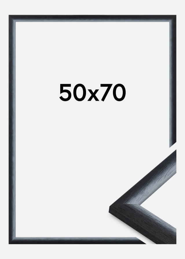 Rama Cornwall Szkło akrylowe Czarny 50x70 cm